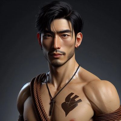 Dungeons & Dragons character, human barbarian