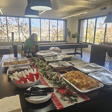 Colleagues gathering/ Office Lunch