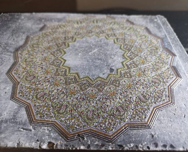 ROGP sheet with nano particle printing