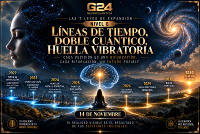 Líneas del tiempo y niveles evolutivos del 2022 al 2040.