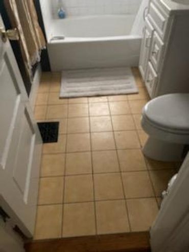 Before demolition bathroom.