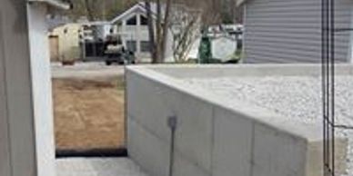 Snowball Excavating - Concrete Retaining Walls