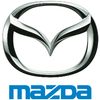 The Mazda car logo and brand name.