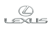 Lexus logo with brand name.