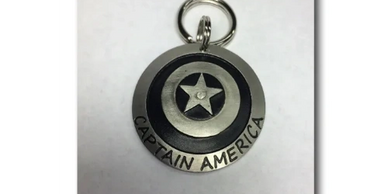 Captain America Pet ID Tag