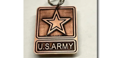 US Army Logo Pet ID Tag