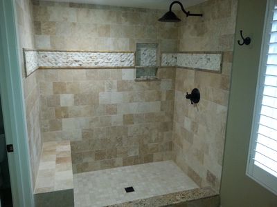 One of the many tile showers that I have designed and built since 1989