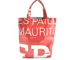 Sakili mauritius tote bag are made with used advertising billboards.