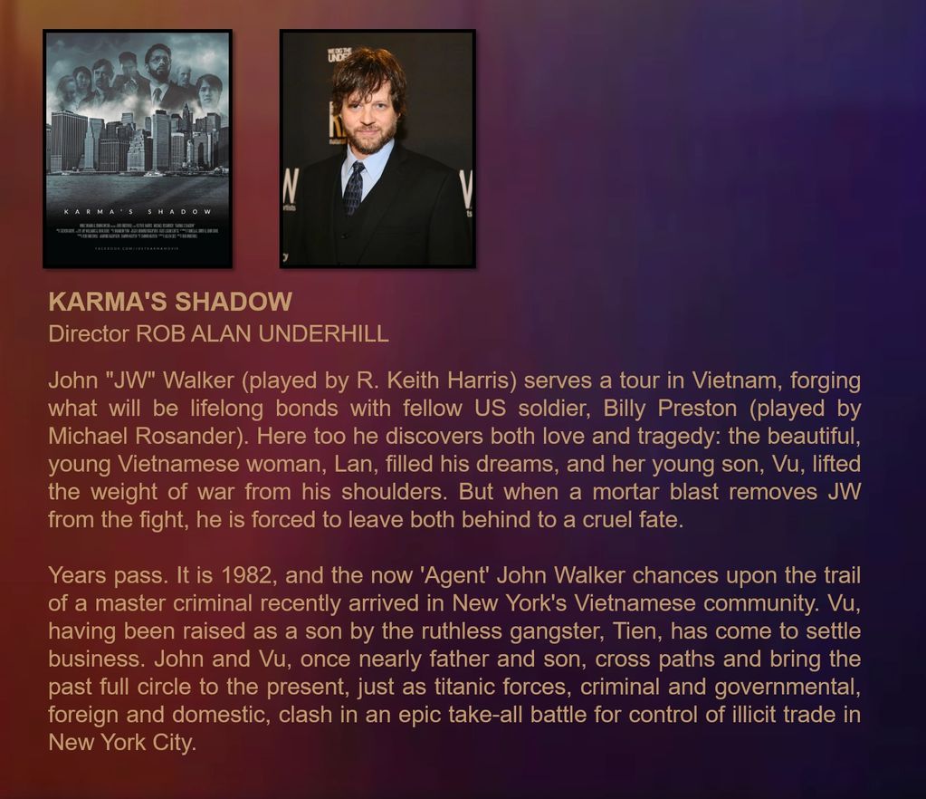 NC Local Film - Karma's Shadow
FRIDAY, MAY 21, 2021 - 8:20 P.M.