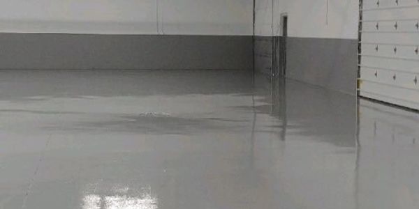 Top to bottom repaint and epoxy floor!