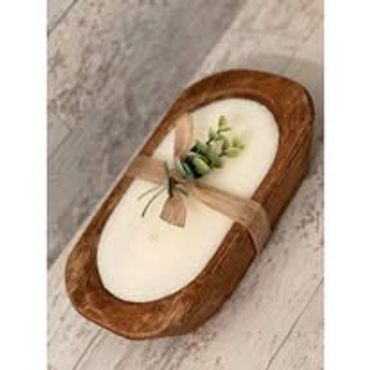 This lavender infused, hand crafted dough bowl candle makes the perfect addition to any room or gift