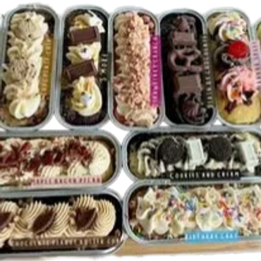 Assorted mini cakes-perfect for parties, showers, or can be the perfect end to any meal.