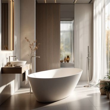 Spa like master bathroom