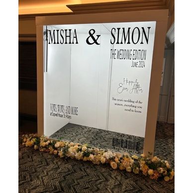 custom magazine booth