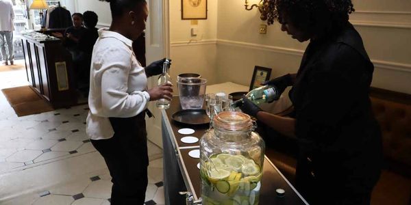 London event catering service with waiters and bar staff