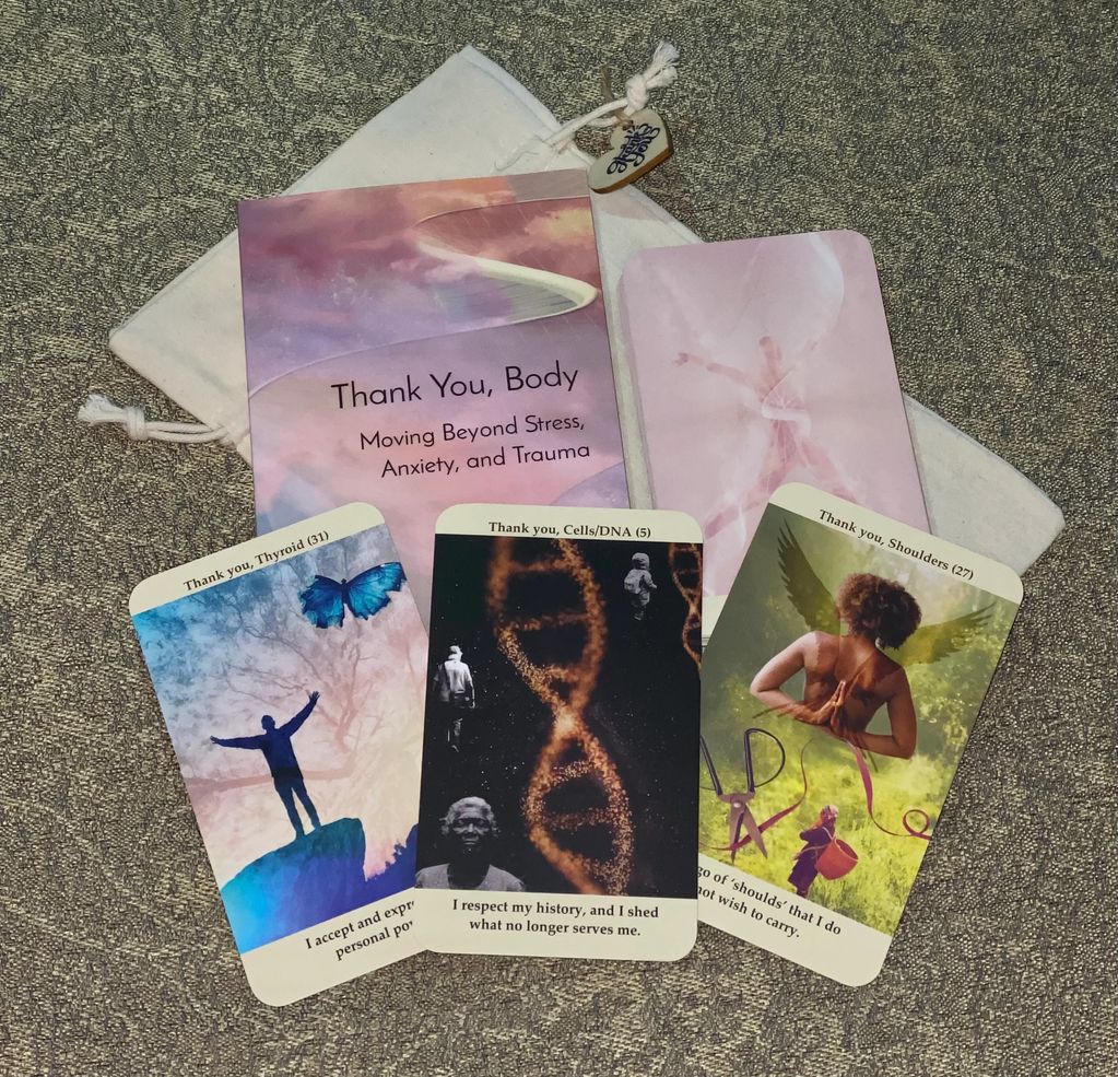 Thank You, Body Card deck set including guidebook