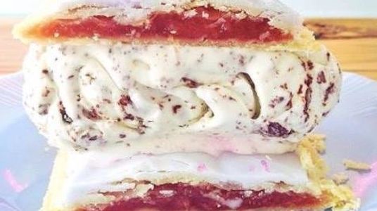 Pop Tart Ice Cream Sandwich