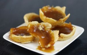 A butter tart is a type of small pastry tart highly regarded in Canadian cuisine and considered one