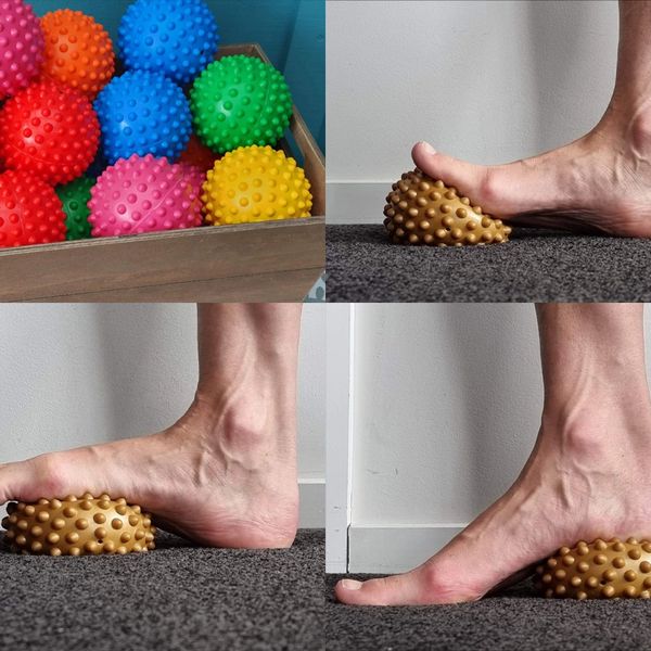 Prickle ball foot exercise