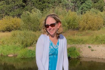 Dr. Jen Keil enjoying nature outdoors