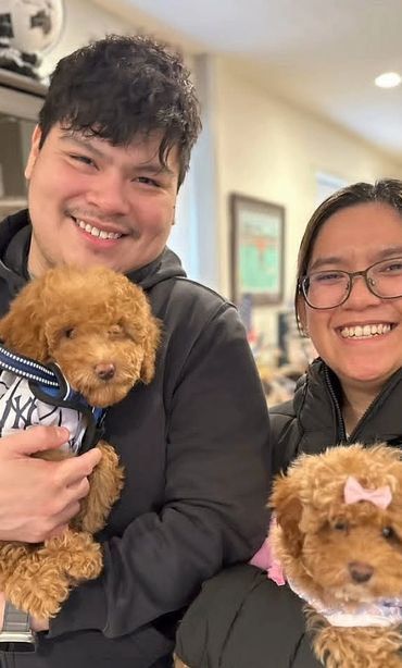 Mocha and Judge, found their loving family and a welcoming home.