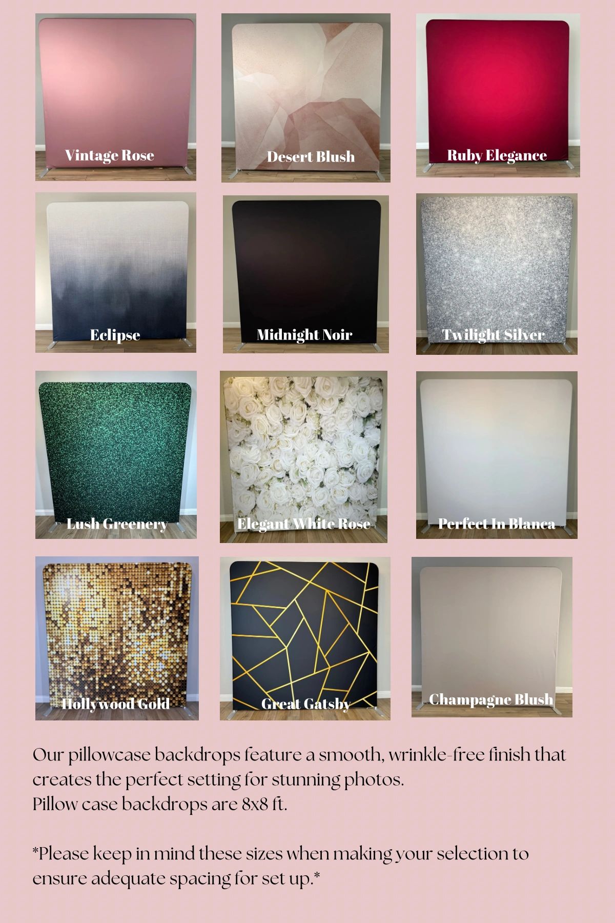 Photo Booth backdrop photos