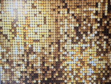 shiny photo booth back drop