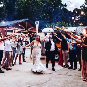 Three birches event venue rolling bar mobile horse trailer bartending service Atlanta Alpharetta ga