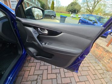 Interior drivers side door after detailing by AM Auto Aesthetics