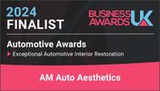 2924 finalist award plaque for AM Auto Aesthetics