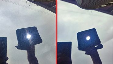 Side by side before and after bonnet bodywork after Revive treatment by AM Auto Aesthetics