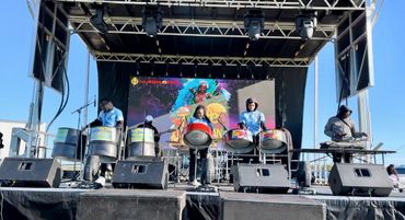 Tropical Steelpan Orchestra elevated the crowd with vibes at the Taste of the Caribbean Festival!