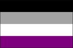 The asexual pride flag.