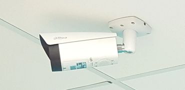 Thermal camera installed in ceiling