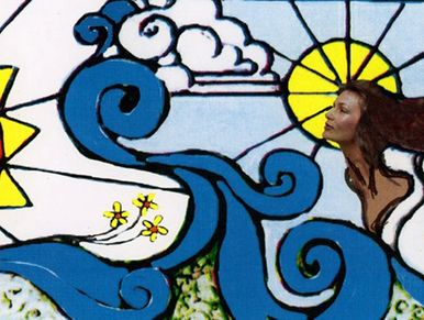 Sketches and design for the mural