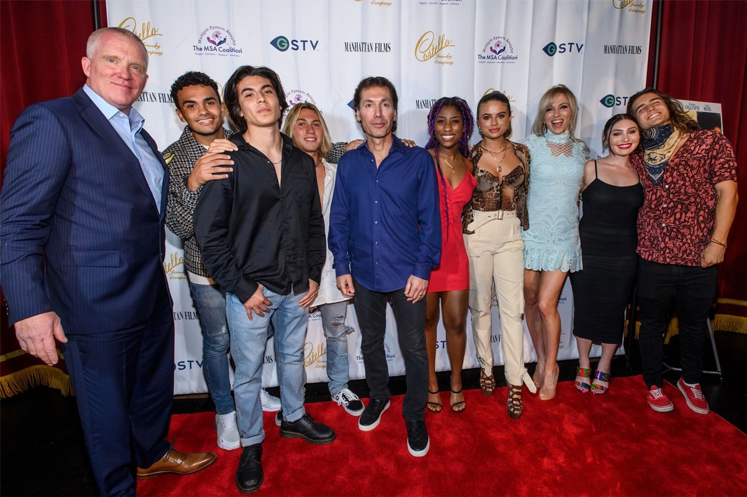 "The Class" cast on the red carpet for a night with Anthony Michael Hall.
