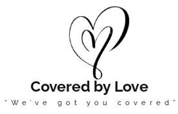 Covered By Love logo and illustration 