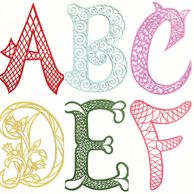 English alphabet series- hand cut paper artwork