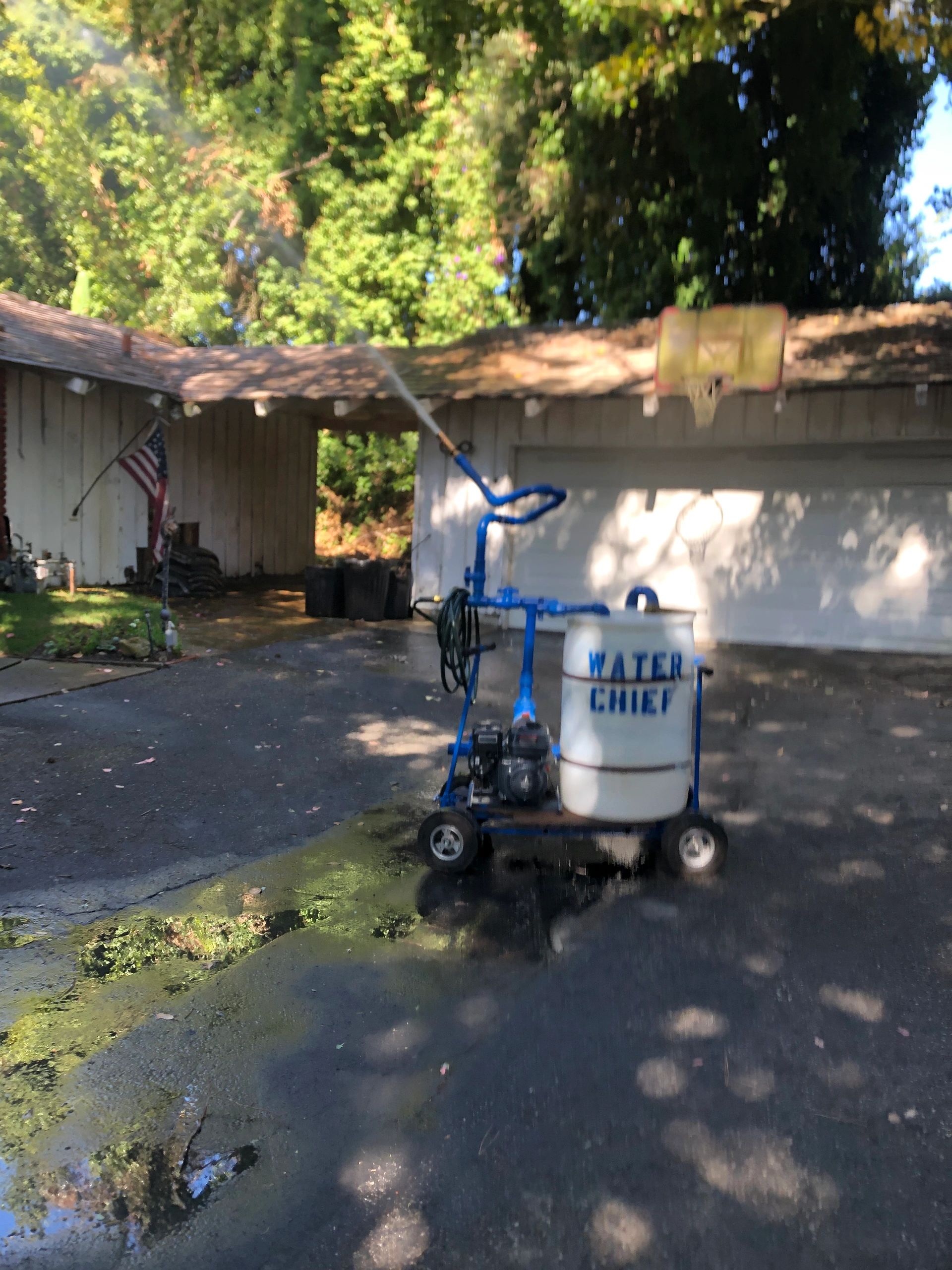 Water Chief Universal Pumping Station. 55 gallon tank 8HP Engine Hi Powered Water Cannon..