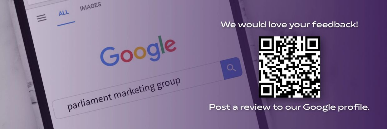 Post a review to our Google profile: parliamentmktg