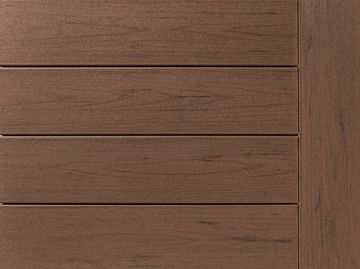 Close-up of wooden panels arranged horizontally and vertically.