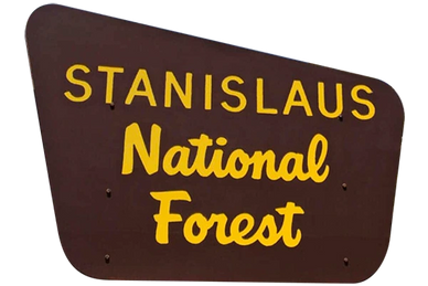 Stanislaus National Forest sign