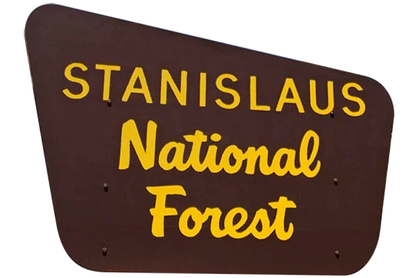 Stanislaus National Forest sign