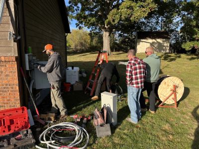 Cox Electric, Heating & Cooling generator installation team in Southeast Michigan.