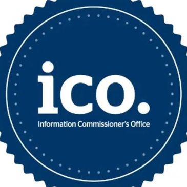 Logo of the Information Commissioner's Office (ICO) in blue and white.