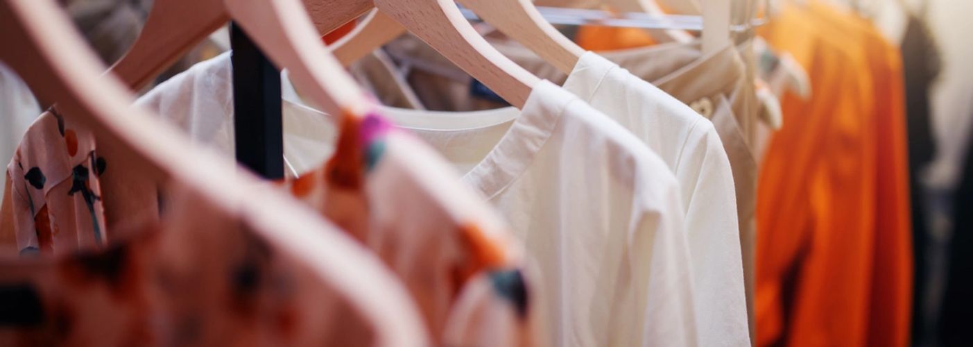 Clothing on Hangers