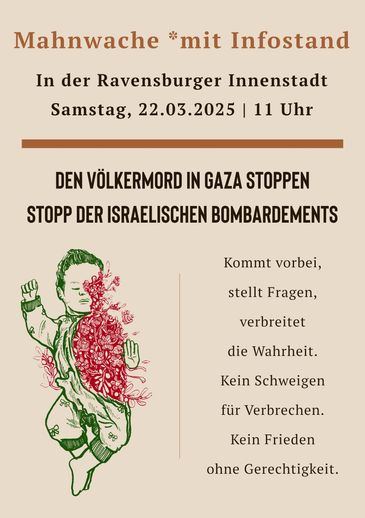 Protestaktion Gaza Ravensburg