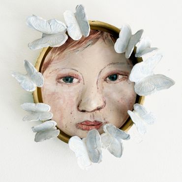 THEREFORE, I AM
11 ½” x 11 ½” x 3 ½”
2024
Porcelain, China porcelain, wood, steel.