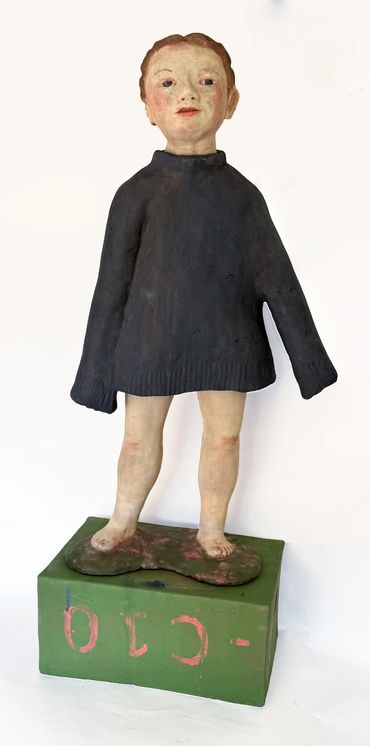 BLUE SWEATER
34” x 20” x 9"
2024
Clay, underglaze, acrylic.
SOLD