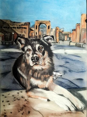 Argo found in Pompeii from a photograph by Silvia Vacca